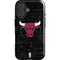 NBA Chicago Bulls Black Distressed iPhone 16 Magsafe Impact Case