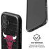 NBA Chicago Bulls Black Distressed iPhone 16 Magsafe Impact Case