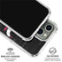 NBA Chicago Bulls Black Distressed iPhone 16 Pro Clear Case