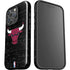 NBA Chicago Bulls Black Distressed iPhone 16 Pro Impact Case