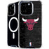 NBA Chicago Bulls Black Distressed iPhone 16 Pro MagSafe Case
