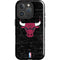 NBA Chicago Bulls Black Distressed iPhone 16 Pro Magsafe Impact Case