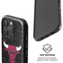 NBA Chicago Bulls Black Distressed iPhone 16 Pro Magsafe Impact Case