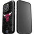 NBA Chicago Bulls Black Distressed iPhone 16 Pro Max Impact Case