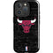 NBA Chicago Bulls Black Distressed iPhone 16 Pro Max Magsafe Impact Case