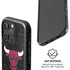 NBA Chicago Bulls Black Distressed iPhone 16 Pro Max Magsafe Impact Case