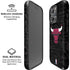 NBA Chicago Bulls Black Distressed iPhone 16 Pro Max Magsafe Impact Case
