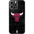 NBA Chicago Bulls Black Distressed iPhone 16 Pro Max Skin