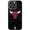 NBA Chicago Bulls Black Distressed iPhone 16 Pro Skin