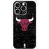 NBA Chicago Bulls Black Distressed iPhone 16 Pro Skin
