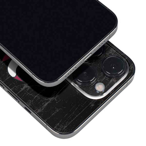 NBA Chicago Bulls Black Distressed iPhone 16 Pro Skin