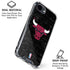 NBA Chicago Bulls Black Distressed iPhone 16e Clear Case