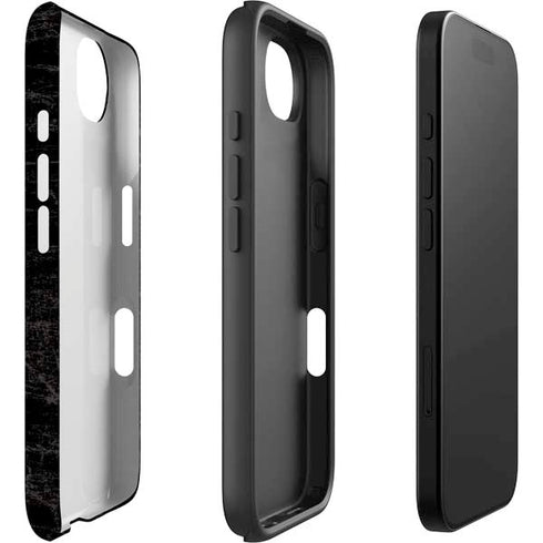NBA Chicago Bulls Black Distressed iPhone 16e Impact Case