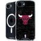 NBA Chicago Bulls Black Distressed iPhone 16e MagSafe Case
