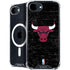 NBA Chicago Bulls Black Distressed iPhone 16e MagSafe Case