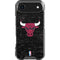 NBA Chicago Bulls Black Distressed iPhone 17 Air Clear Case