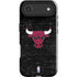 NBA Chicago Bulls Black Distressed iPhone 17 Air Impact Case