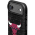 NBA Chicago Bulls Black Distressed iPhone 17 Air Impact Case