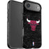 NBA Chicago Bulls Black Distressed iPhone 17 Air Impact Case