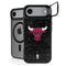 NBA Chicago Bulls Black Distressed iPhone 17 Air Kickstand Case