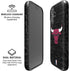 NBA Chicago Bulls Black Distressed iPhone 17 Magsafe Impact Case