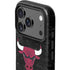NBA Chicago Bulls Black Distressed iPhone 17 Pro Impact Case
