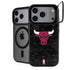 NBA Chicago Bulls Black Distressed iPhone 17 Pro Kickstand Case