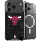 NBA Chicago Bulls Black Distressed iPhone 17 Pro MagSafe Case