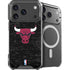 NBA Chicago Bulls Black Distressed iPhone 17 Pro MagSafe Case