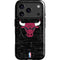 NBA Chicago Bulls Black Distressed iPhone 17 Pro Magsafe Impact Case