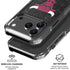 NBA Chicago Bulls Black Distressed iPhone 17 Pro Max Clear Case