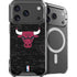 NBA Chicago Bulls Black Distressed iPhone 17 Pro Max MagSafe Case