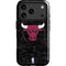 NBA Chicago Bulls Black Distressed iPhone 17 Pro Max Magsafe Impact Case