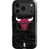NBA Chicago Bulls Black Distressed iPhone 17 Pro Max Magsafe Impact Case