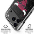 NBA Chicago Bulls Black Distressed iPhone 18 Pro Clear Case