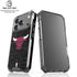 NBA Chicago Bulls Black Distressed iPhone 18 Pro Clear Case