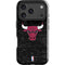 NBA Chicago Bulls Black Distressed iPhone 18 Pro Max Impact Case