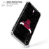 NBA Chicago Bulls Black Distressed iPhone X/XS Clear Case