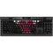 NBA Chicago Bulls Black Distressed K95 RGB PLATINUM Mechanical Gaming Keyboard Skin