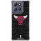 NBA Chicago Bulls Black Distressed Moto G 5G (2025) Clear Case