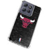 NBA Chicago Bulls Black Distressed Moto G 5G (2025) Clear Case