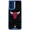 NBA Chicago Bulls Black Distressed Moto G 5G (2024) Clear Case