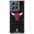 NBA Chicago Bulls Black Distressed Moto G Power 5G (2025) Clear Case