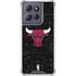 NBA Chicago Bulls Black Distressed Moto G Stylus 5G (2025) Clear Case