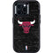 NBA Chicago Bulls Black Distressed Otterbox Defender iPhone Skin