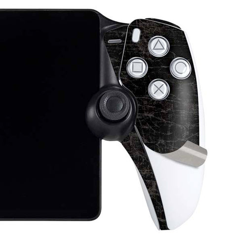 NBA Chicago Bulls Black Distressed PlayStation Portal Remote Player Skin