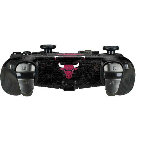 NBA Chicago Bulls Black Distressed PlayStation Scuf Vantage 2 Controller Skin