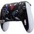 NBA Chicago Bulls Black Distressed PS5 DualSense Edge Pro Controller Skin