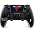 NBA Chicago Bulls Black Distressed PS5 DualSense Edge Pro Controller Skin