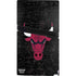 NBA Chicago Bulls Black Distressed PS5 Pro Console Skin